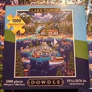 Dowdle Lake Tahoe Jigsaw Puzzle 1000 Pcs COMPLETE